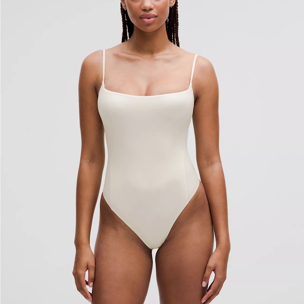NEW Lululemon Wundermost Ultra-Soft Nulu Square-Neck Spaghetti-Strap Bodysuit